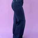  Judy Blue High Waist Lux Dark Retro Wide Leg Jeans