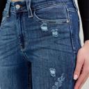  Judy Blue Mid Rise Hand Sand & Destroy Bootcut Denim Jeans 82541