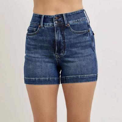 Judy Blue High Waist Tummy Control Slim Denim Short 150350