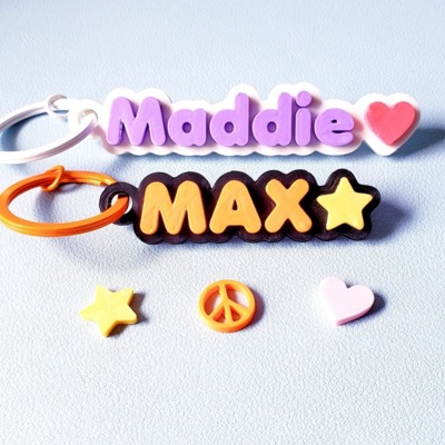 Custom Name Keychains