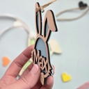  Personalized Wooden Easter Bunny Name Tag
