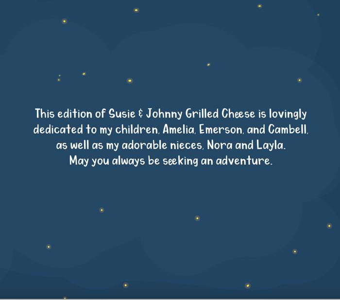 Susie & Johnny Grilled Cheese Take an Out of this World 