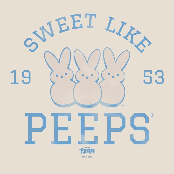 PEEPS® Sweet Like PEEPS® Tee | Bunny Vintage T-Shirt – Retro Easter Graphic Tee | Officially Licensed Spring Nostalgia Shirt