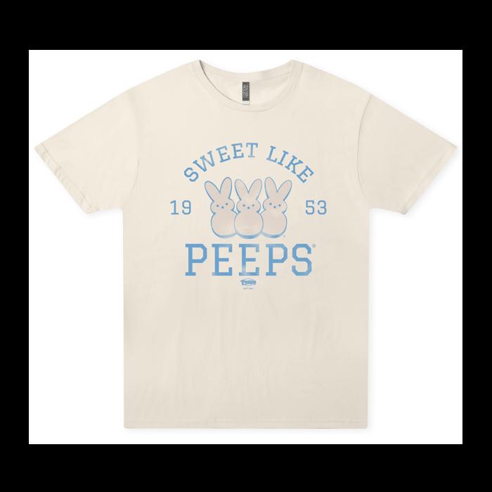 PEEPS® Sweet Like PEEPS® Tee | Bunny Vintage T-Shirt – Retro Easter Graphic Tee | Officially Licensed Spring Nostalgia Shirt