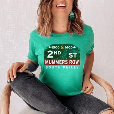 2nd Street Mummers Row | Philadelphia Shirt | Second Street Unisex Tee | Mummers Parade T-Shirt