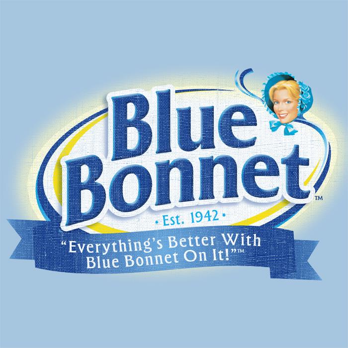 Official Blue Bonnet® T-Shirt – Retro Margarine Logo Tee | Vintage Brand Shirt