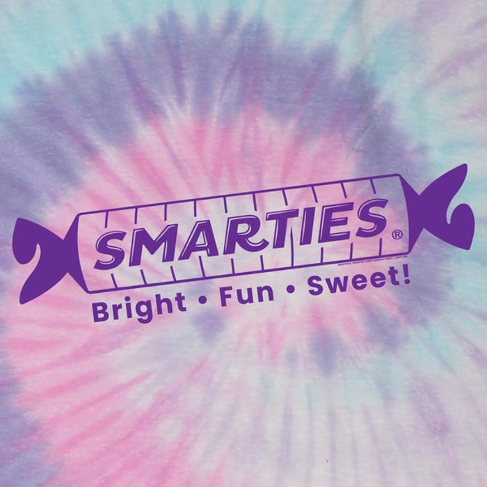 Smarties® Bright • FUN • Smarties Tie-Dye Tee – Vintage Candy Unisex Graphic T-Shirt