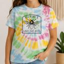 Bee Kind & Save the Bees Unisex Youth Tie-Dye Tee