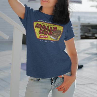 Boyer® Mallo Cup® Since 1936 Novelty Tee – Vintage Retro Candy Logo Tee
