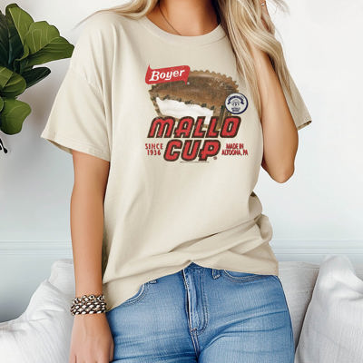 Boyer® Mallo Cup® Vintage Tee – Retro Candy Logo Tee