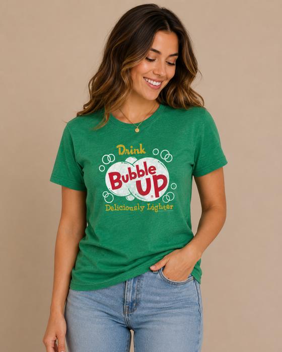 Bubble Up® Deliciously Lighter Tee | Vintage Soda Unisex Graphic T-Shirt