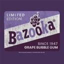  Bazooka® Vintage Grape Bubble Gum Tee – Retro Candy Logo T-Shirt
