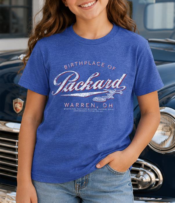 Packard the Birthplace of Packard Car Warren, OH Tee - Youth