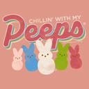 PEEPS® Chillin' With My Peeps Tee – Vintage Marshmallow Unisex Graphic T-Shirt