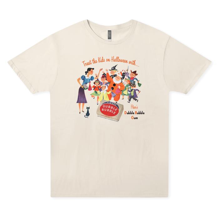 Dubble Bubble® Treat the Kids on Halloween Tee | Vintage-Inspired T-Shirt | Fall Halloween Trick-or-Treat Apparel