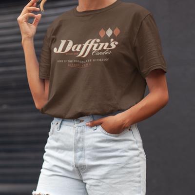 Daffin's Candies Since 1949 Tee – Sharon, PA Chocolate Unisex Graphic T-Shirt