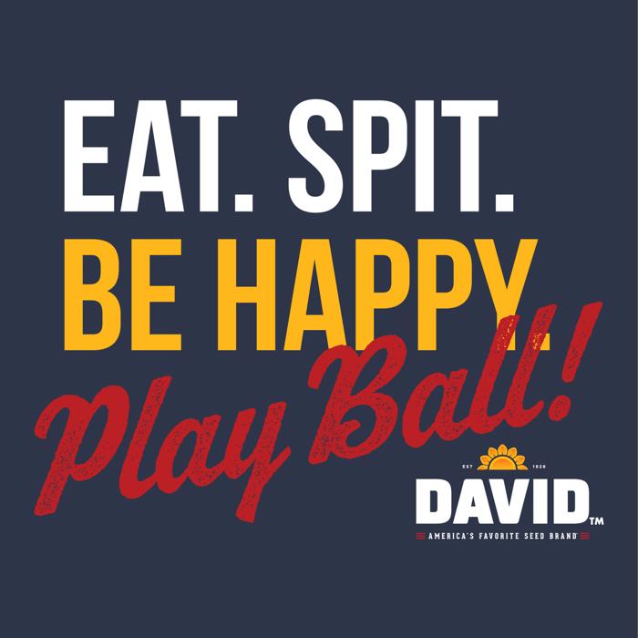 DAVID™ Eat. Spit. Be Happy. Play Ball! Classic Tee | Officially Licensed