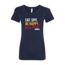  DAVID™ Eat. Spit. Be Happy. Play Ball! Women's Tee | Officially Licensed