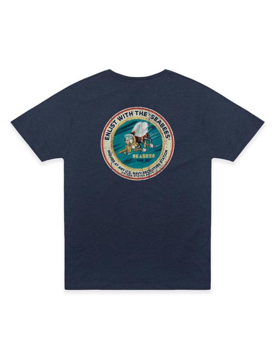 America's Navy® Enlist with the SEABEES! Tee | Officially Licensed