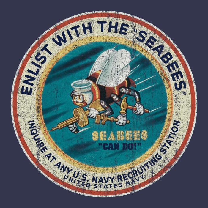 America's Navy® Enlist with the SEABEES! Tee | Officially Licensed