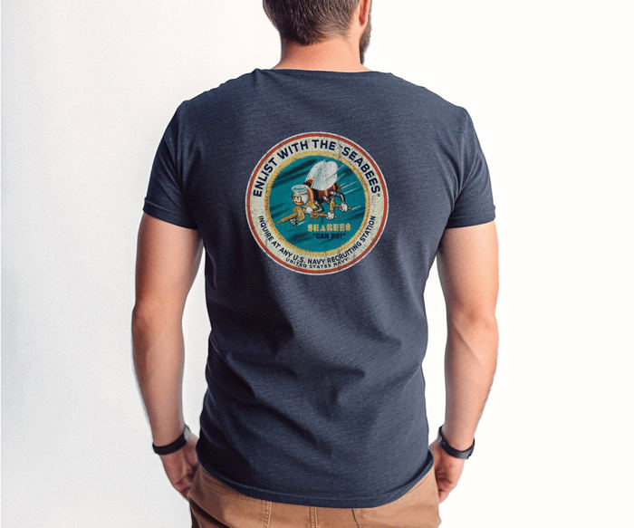 America's Navy® Enlist with the SEABEES! Tee | Officially Licensed