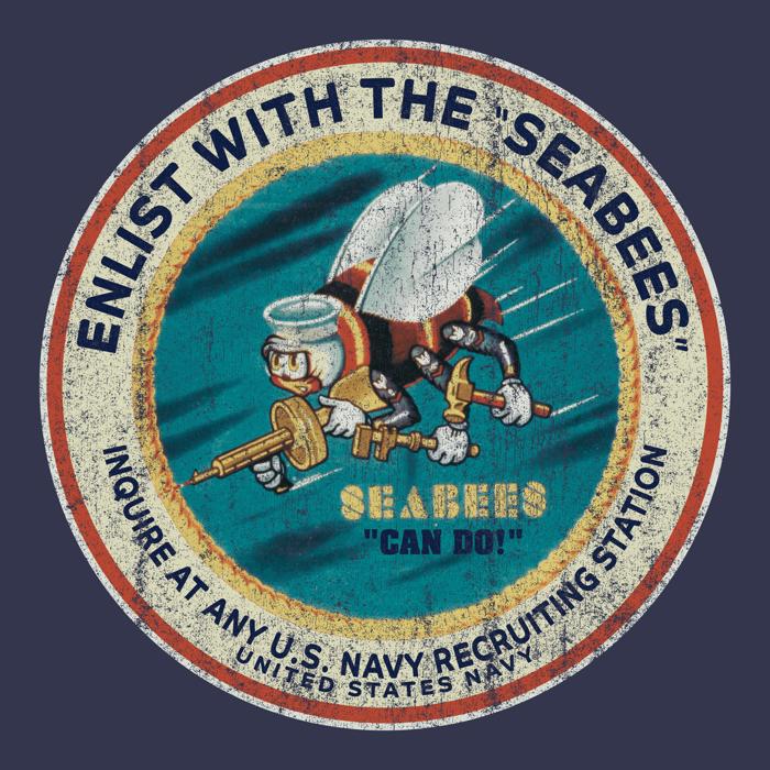 America's Navy® Enlist with the SEABEES! Tee | Officially Licensed