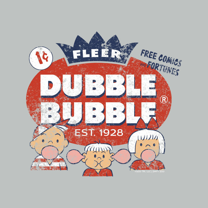 Dubble Bubble® Fleer Free Comics & Fortunes Retro Bubble Gum Unisex Tee