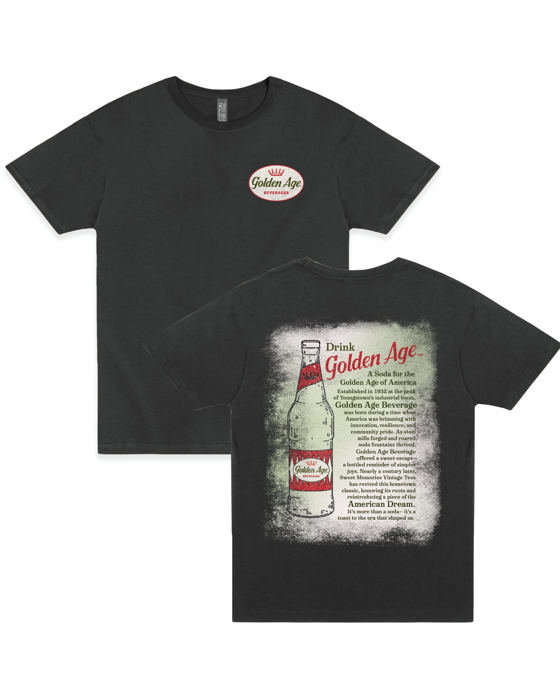 Golden Age Legacy Tee | Vintage Soda Unisex Graphic T-Shirt