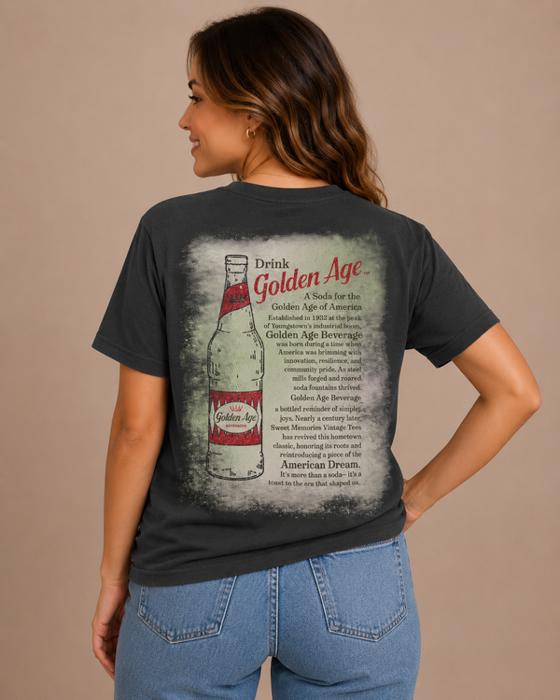 Golden Age Legacy Tee | Vintage Soda Unisex Graphic T-Shirt