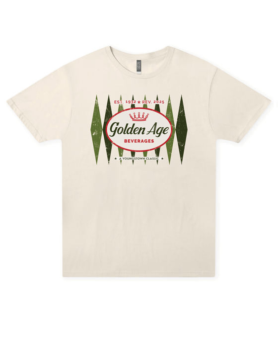 Golden Age Retro Logo Tee | Vintage Soda Unisex Graphic T-Shirt