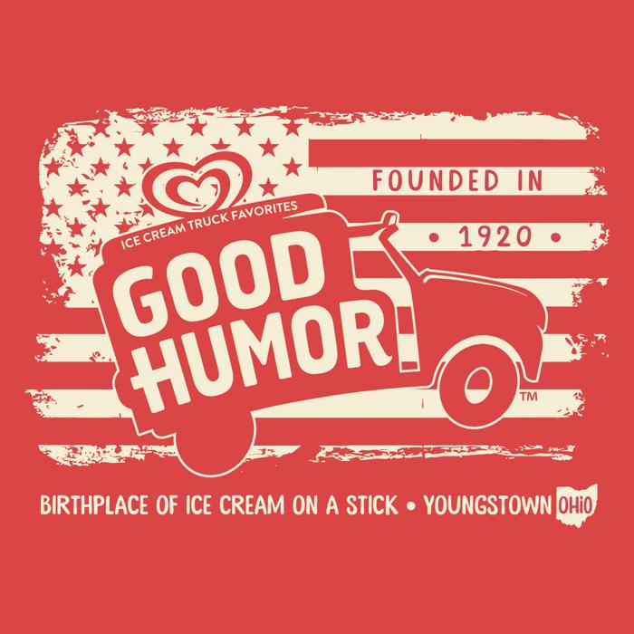 Good Humor™ Ice Cream Since 1920 Front Print Tee – Vintage Unisex Graphic T-Shirt