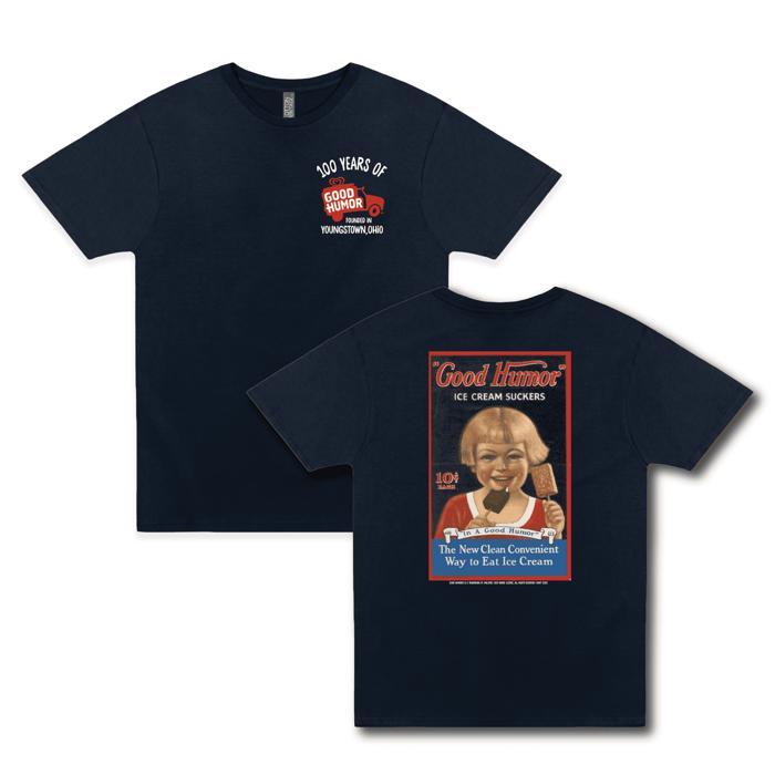 Good Humor™ Vintage Historical Girl Ad Tee | Youngstown, OH Unisex Graphic T-Shirt