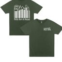  GOLDENBERG’S® PEANUT CHEWS® Philly Born & Raised Skyline Barcode Tee “Limited Edition” Philly Hometown Edition