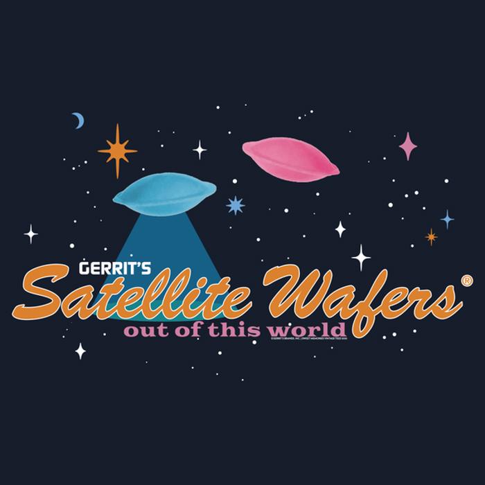 Gerrit’s Satellite Wafers® Out of this World Tee – Retro Candy Unisex Graphic T-Shirt