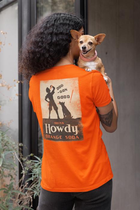 Howdy® Dog-Gon Good Orange Soda Tee | Vintage Soft Drink Unisex Graphic T-Shirt