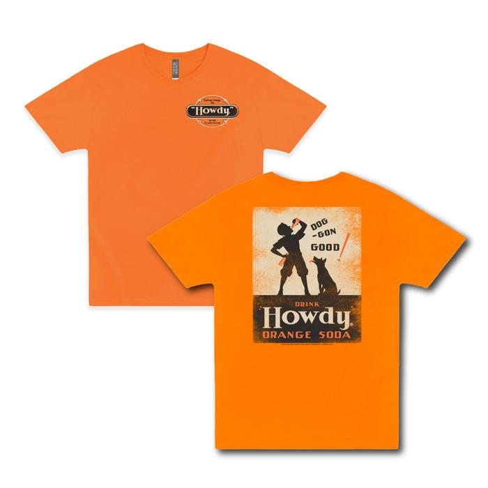 Howdy® Dog-Gon Good Orange Soda Tee | Vintage Soft Drink Unisex Graphic T-Shirt