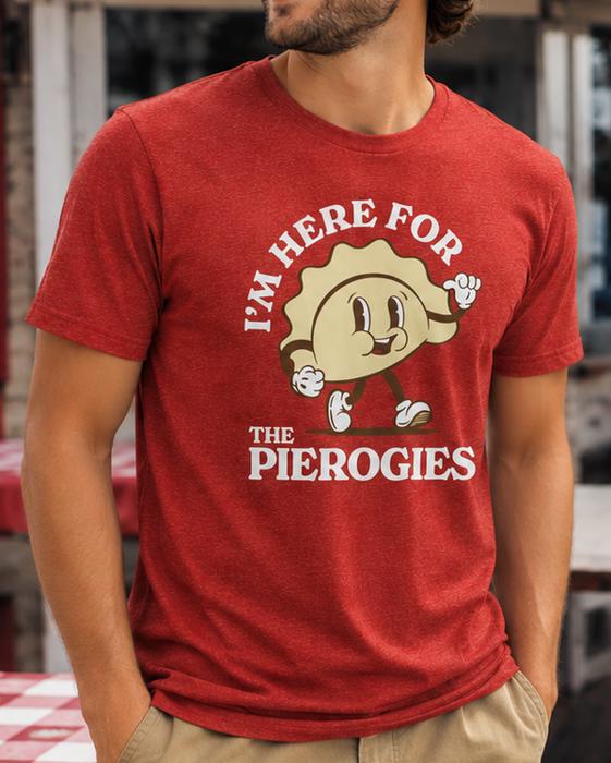 Here for the Pierogies Tee | Funny Pierogi Apparel | SMVT Exclusive Graphic T-Shirt