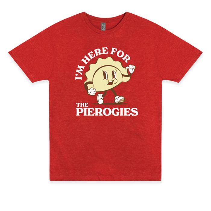 Here for the Pierogies Tee | Funny Pierogi Apparel | SMVT Exclusive Graphic T-Shirt