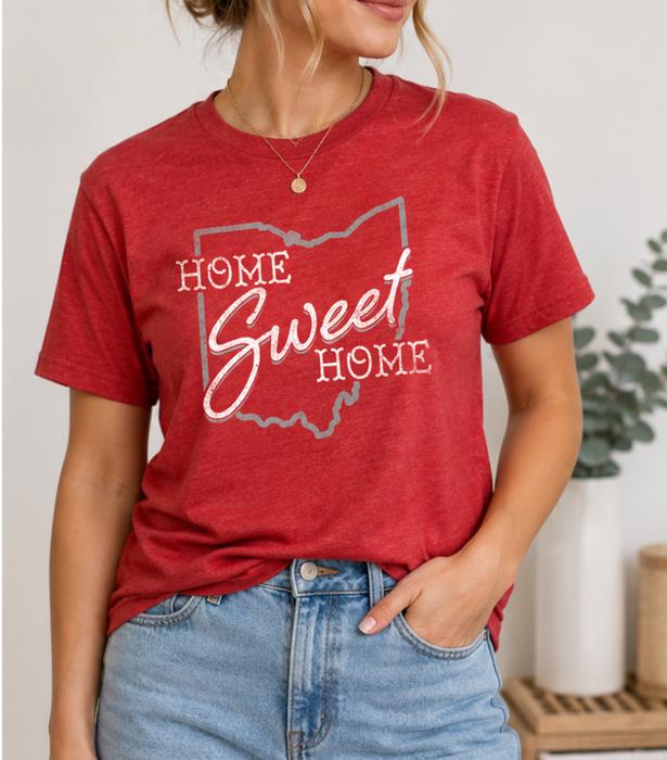 Home Sweet Home - Ohio Pride Unisex Graphic Tee