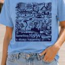  Idora Park 1930s Original Printer Block • Youngstown, OH Tee - Limited Edition Light Blue Tee