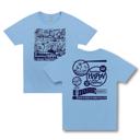  Idora Park 1930s Original Printer Block • Youngstown, OH Tee - Limited Edition Light Blue Tee