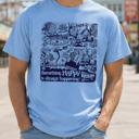  Idora Park 1930s Original Printer Block • Youngstown, OH Tee - Limited Edition Light Blue Tee