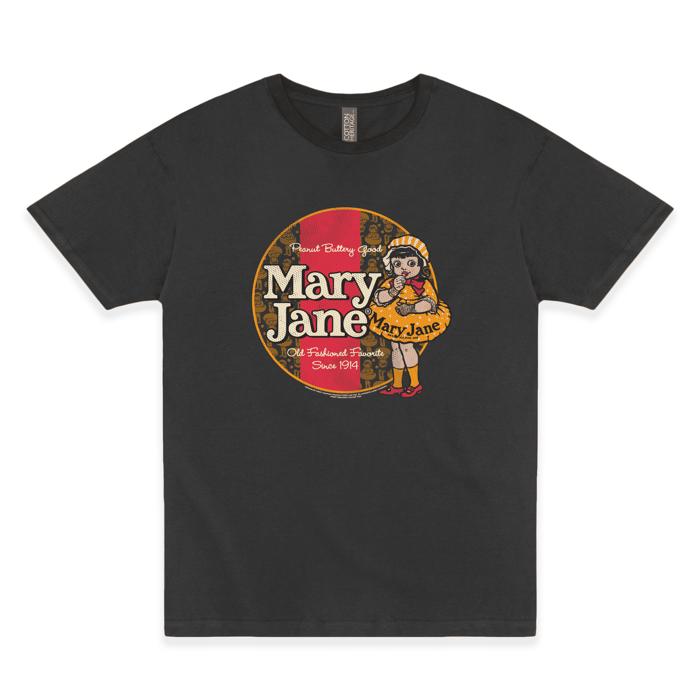 Official Mary Jane Vintage Graphic Tee – Retro Candy Logo T-Shirt