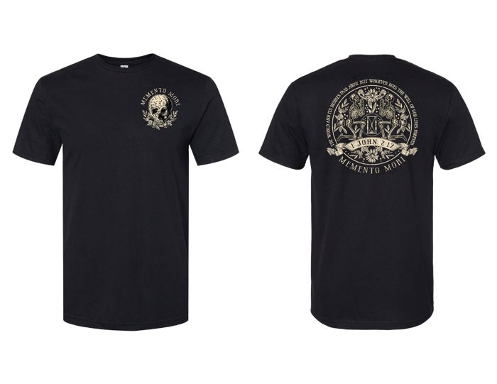 Memento Mori | 1 John 2:17 | Floral Skeleton Unisex Shirt