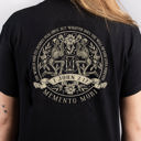 Small Memento Mori | 1 John 2:17 | Floral Skeleton Unisex Shirt