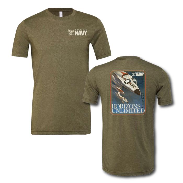 America's Navy® Horizons Unlimited Vintage Poster Tee | Officially Licensed