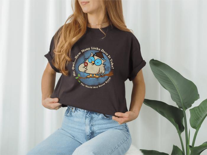 Tootsie Pop® Vintage Mr. Owl Tee  – Vintage Candy Unisex Graphic T-Shirt
