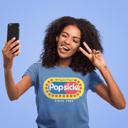 Medium Royal Mist Popsicle® The Original Authentic Tee | Official Popsicle Logo Unisex Shirt