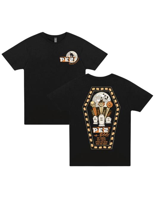 PEZ®-a-Boo! Vintage Halloween Tee | Retro PEZ® Candy Halloween Graphic T-Shirt