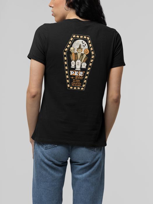 PEZ®-a-Boo! Vintage Halloween Tee | Retro PEZ® Candy Halloween Graphic T-Shirt